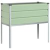 vidaXL Donica Pastelowa zieleń 100 x 45 x 90 cm Stal Galwanizowana