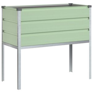 vidaXL Donica Pastelowa zieleń 100 x 45 x 90 cm Stal Galwanizowana