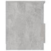 vidaXL Szafka nocna, szarość betonu, 40x40x50 cm