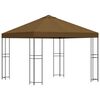 vidaXL Altana 3 x 3 m Ciemnoszary Poliester i Stal 190 gsm