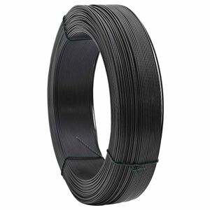 vidaXL Drut naciągowy do ogrodzenia, 250 m, 0,9/1,4 mm, stal, antracyt