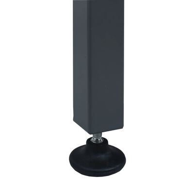 vidaXL Stół roboczy, czarny, 120 x 60 x 85 cm, stal