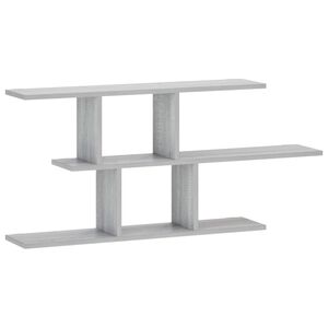 vidaXL P&oacute;łka ścienna Szary Sonoma 100 x 17 x 45,5 cm