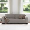 vidaXL Sofa 3-osobowa, kolor taupe, 180 cm, tkaniną