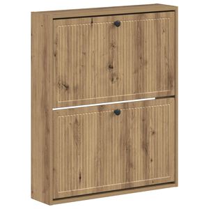 vidaXL Wisząca szafka na buty EDE 71 x 17 x 86 cm Drewno inżynieryjne