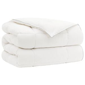 vidaXL Kołdra 240x260 cm Zima 450 GSM Wełna australijska Biały