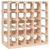 vidaXL Stojak na wino, 58,5x33x60,5 cm, lite drewno sosnowe