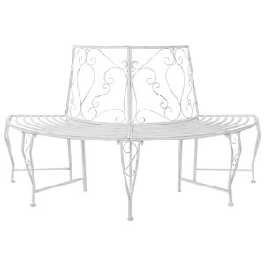 vidaXL Ławka Drzewna 4-Liczba miejsc 160 x 80 x 89 cm Stal