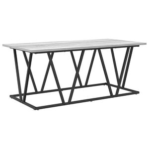 vidaXL Stolik kawowy Szary 100 x 50 x 40 cm