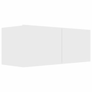 vidaXL Szafka TV, biała, 80x30x30 cm, materiał drewnopochodny