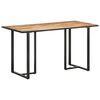 vidaXL St&oacute;ł jadalniany, 140 cm, surowe drewno mango