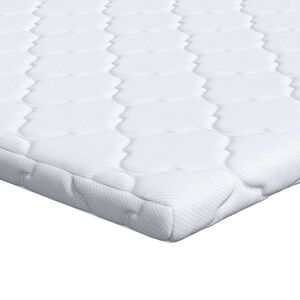 vidaXL Czapka kokosowa Biały 70 x 200 cm Tkanina żakardowa