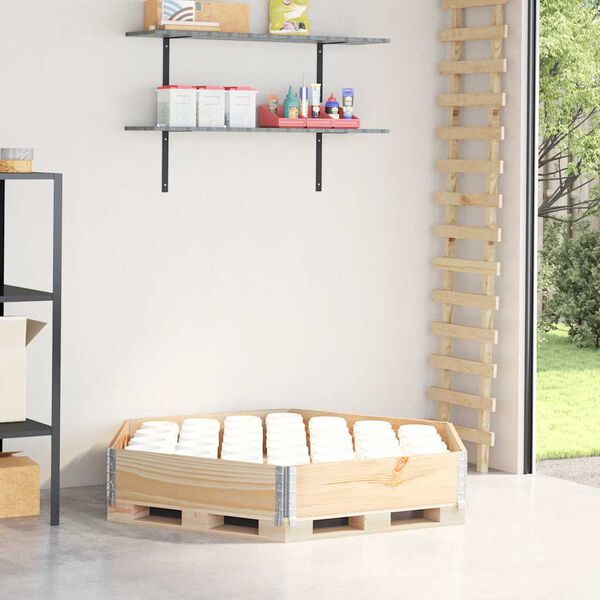 vidaXL Podwyższona donica, sześciokątna, 160x160 cm, sosnowa