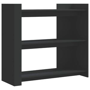vidaXL Stolik konsolowy, czarny, 100x35x90 cm, materiał drewnopochodny