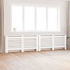 vidaXL Osłony na kaloryfer, 2 szt., białe, 172x19x81,5 cm, MDF