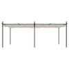 vidaXL Pergola ze zwijanym dachem, kremowa, 589x292x230 cm