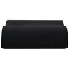 vidaXL Poduszka na siedzisko Gładki Czarny