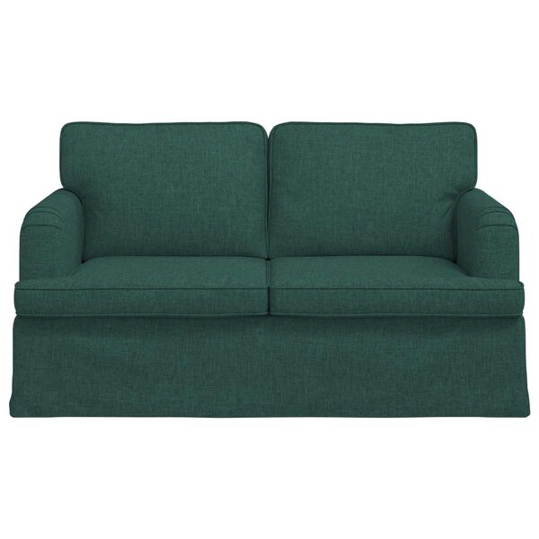vidaXL Sofa Ciemna zieleń