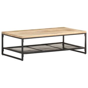 vidaXL Stolik kawowy, 110x60x35 cm, lite drewno mango