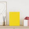 vidaXL Torby papierowe 250 szt. z uchwytami ż&oacute;łte 26x12x35 cm