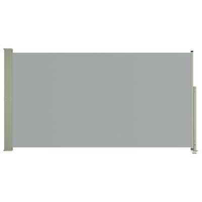 vidaXL Wysuwana markiza boczna na taras, 160 x 300 cm, szara