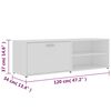 vidaXL Szafka pod TV, biała, 120x34x37 cm, materiał drewnopochodny
