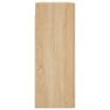 vidaXL Wiszące szafki, 2 szt., dąb sonoma, materiał drewnopochodny