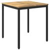 vidaXL St&oacute;ł do kolacji w ogrodzie biały i czarny 70 x 68,5 x 75 cm
