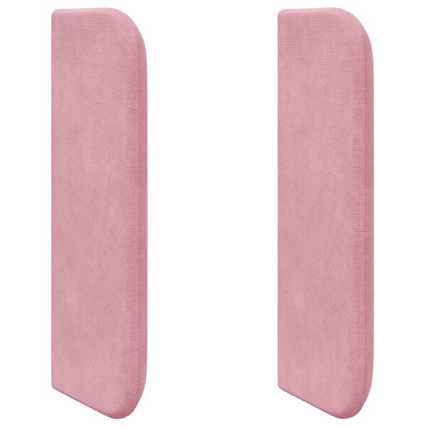 vidaXL Ucho Głowy R&oacute;żowy 40,5 x 40,5 x 4 cm Aksamit