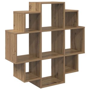vidaXL P&oacute;łka ścienna Dąb artisan 90 x 25 x 90 cm Drewno inżynieryjne