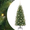vidaXL Sztuczna choinka Zielony 150 cm PE i PVC
