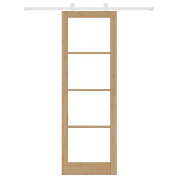 vidaXL Drzwi przesuwne ORKDAL Naturalny 78 x 232 cm