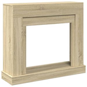 vidaXL Obudowa kominka, dąb sonoma, 100x30x87,5 cm