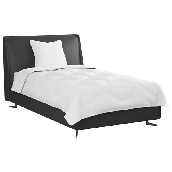 vidaXL Kołdra z poduszką 2 pcs Biały Mikrofibra