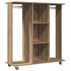 vidaXL Garderoba dąb artisan 102 x 38 x 110 cm Materiał drewnopochodny