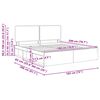 vidaXL Ramka ł&oacute;żka Dąb wędzony 180 x 200 cm Lite drewno sosnowe
