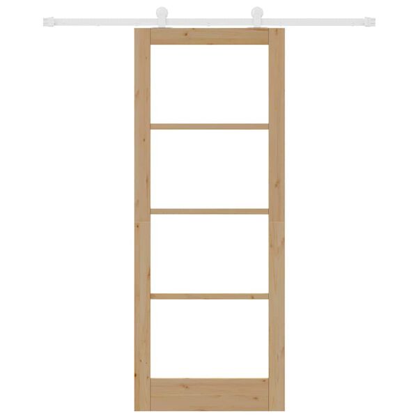 vidaXL Drzwi przesuwne ORKDAL Naturalny 83 x 211 cm