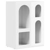vidaXL Bufet ELST Wysoki połysk biały 59 x 35 x 80.5 cm