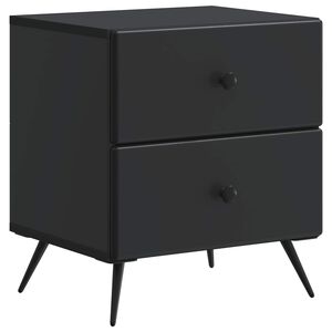 vidaXL Szafka Nocna Czarny 43 x 34,5 x 47,5 cm Drewno inżynieryjne