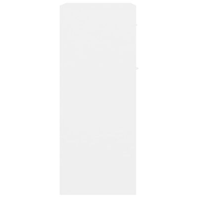 vidaXL Szafka, biała, 60 x 30 x 75 cm, płyta wiórowa
