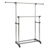 Practo Home Regulowany stojak na ubrania z dwoma drążkami
