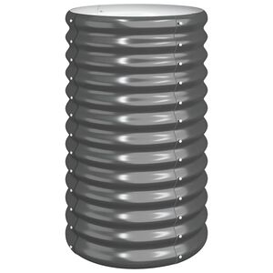 vidaXL Donica ogrodowa, stal ocynkowana, 40x40x68 cm, antracyt