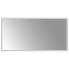 vidaXL Lustro łazienkowe LED przezroczysty 80 x 40 cm szkło hartowane