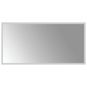 vidaXL Lustro łazienkowe LED przezroczysty 80 x 40 cm szkło hartowane