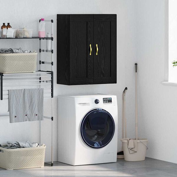 vidaXL Szafka wisząca Czarny Dąb 69,5 x 34 x 90 cm