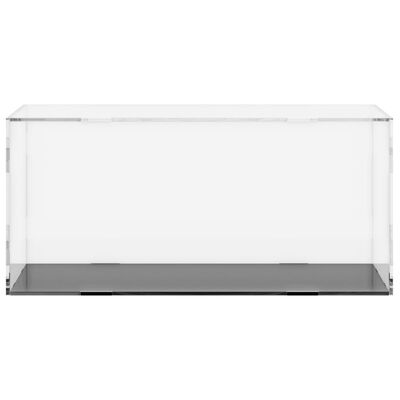 vidaXL Pudełko ekspozycyjne, przezroczyste, 24x12x11 cm, akrylowe