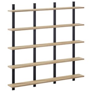 vidaXL P&oacute;łka ścienna dąb Sonoma 102 x 13,5 x 102 cm