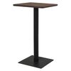 vidaXL Stolik bistro, ciemny jesion, 60x60x107 cm