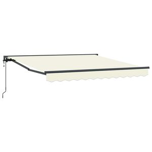 vidaXL Rama markizy Kremowy 300 x 250 cm Poliester z powłoką PU