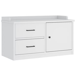 vidaXL Ławka do przedpokoju "SANDNES" 87x40x50 cm Drewno lite Sosna